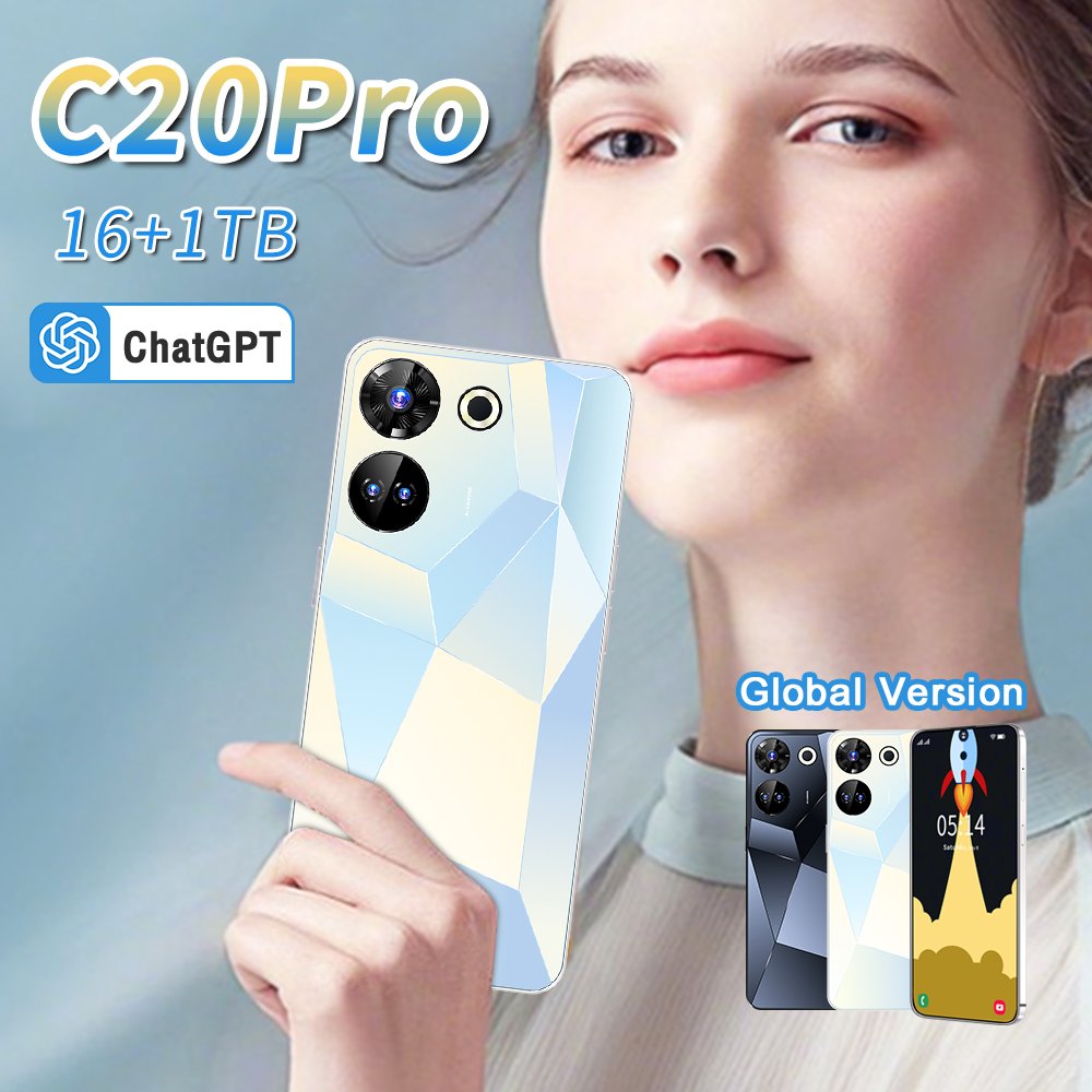 2023 New C20 pro tecno camon 19 pro cellphones poco x4 pro realme mobile phone 4g tecno phones celulares 3G&4G smartphone
